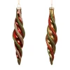 ohgreen Thema Classic|Kerstornamenten|Ornament glas glanzend spiraalvormig