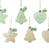 ohgreen Thema Cosy|Kerstornamenten|Ornament glas met tak en glitters