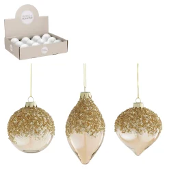 ohgreen Kerstballen|Thema Luxury|Ornament kerstbal ui druppel glas