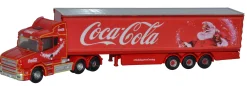 ohgreen Lemax Kerstdorpen|Oxford christmas truck coca-cola 1:148 rood