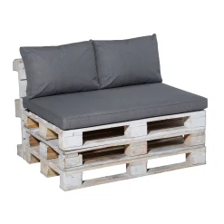 ohgreen Accessoires En Onderhoud|Palletkussen outdoor 120x80cm oxford grey