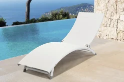 ohgreen Tuinmeubelen|Panama ligbed wit/licht grijs