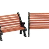 ohgreen Lemax Kerstdorpen|Park bench, set of 2