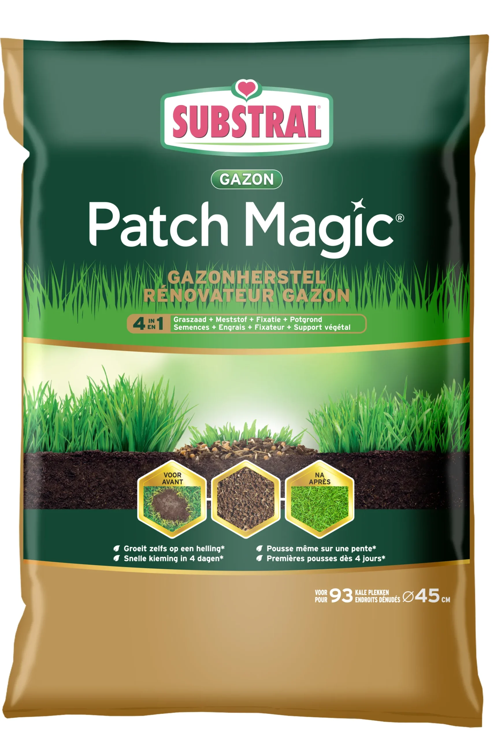 ohgreen Zaden|Ecocheques|Patch Magic® Herstelgazon 4-in-1 7kg