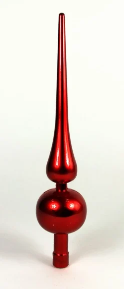 ohgreen Kerstornamenten|Piek glans kerstrood