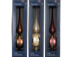 ohgreen Kerstballen|Thema Luxury|Piek glas emaille, mat, glitters