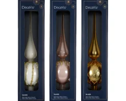 ohgreen Kerstornamenten|Piek glas emaille, mat, glitters