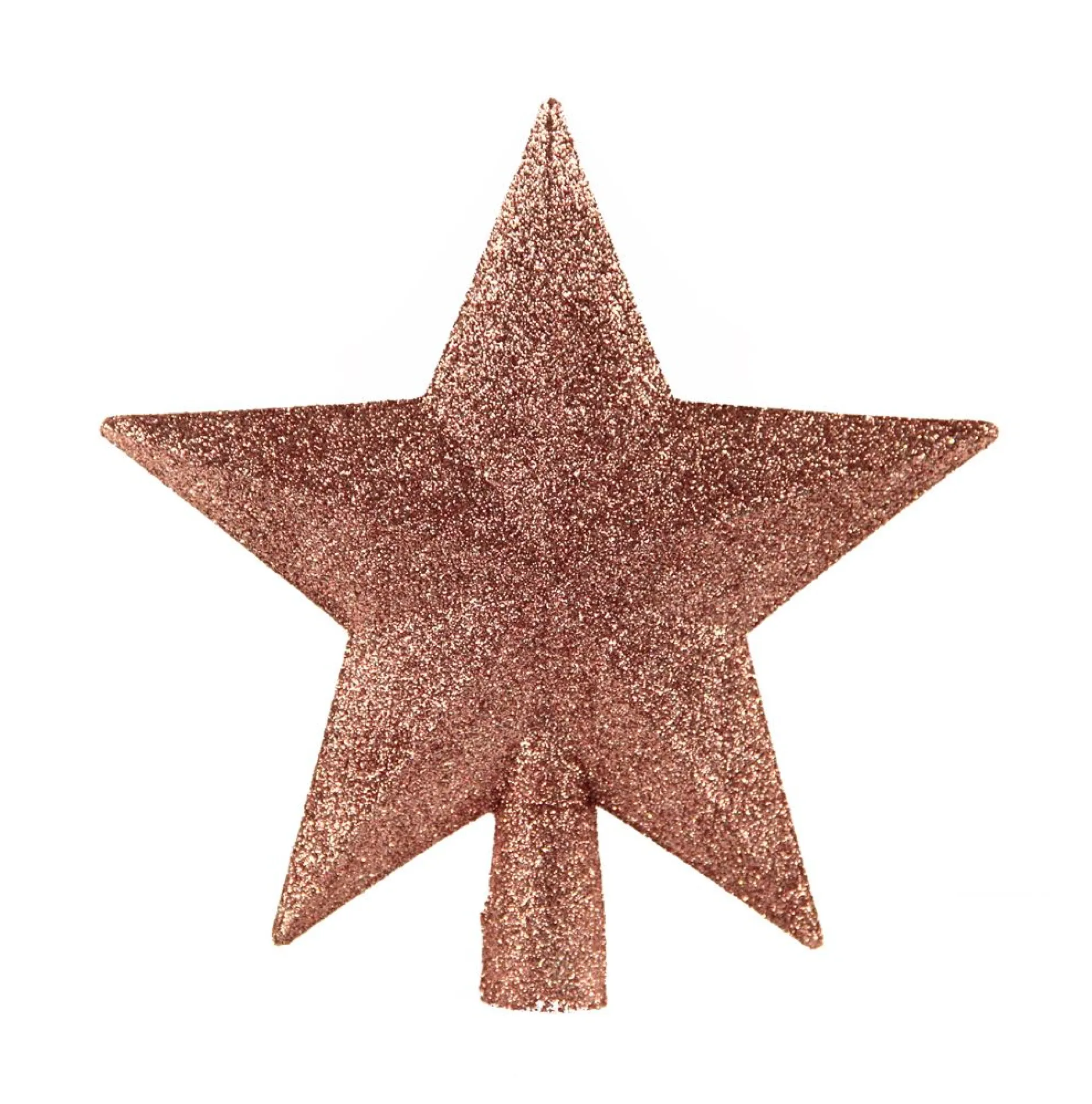 ohgreen Kerstornamenten|Piek ster glitter oudroze