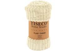 ohgreen Cosy Corner|Plaid ribble microflanel - 130x160cm, ivoor