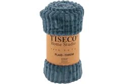 ohgreen Cosy Corner|Plaid ribble microflanel - 130x160cm, blue fusion