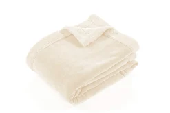 ohgreen Cosy Corner|Plaid/deken chenille - ivoor