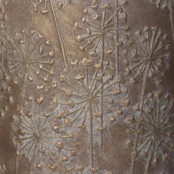 ohgreen Potten En Vazen|Planter paardebloem beton goud 18x18x30cm