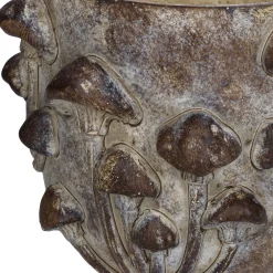 ohgreen Potten En Vazen|Planter paddestoel beton bruin 18.5x18.5x14.5cm