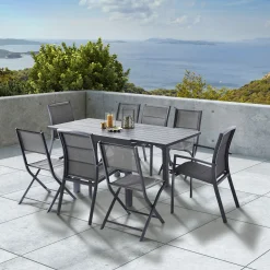 ohgreen Tuinmeubelen|Plooistoel Modulo grijs antraciet