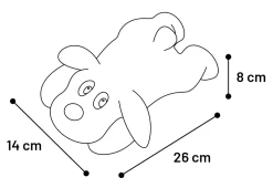 ohgreen Speelgoed|Pluche hond stups geluid 30cm