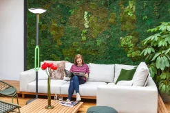 ohgreen Verlichting|Ecocheques|Poppy solar lamp grijs led 8w