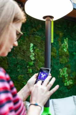 ohgreen Verlichting|Ecocheques|Poppy solar lamp grijs led 8w