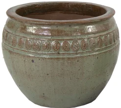 ohgreen Aardewerk|Pot bol geglazuurd d30h24