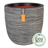 ohgreen Kunststof|Ecocheques|Pot bol rib 35x34 antraciet