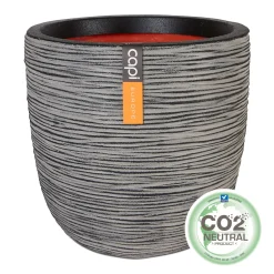 ohgreen Kunststof|Ecocheques|Pot bol rib 54x52 antraciet