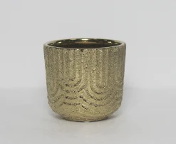 ohgreen Potten En Vazen|Pot plating gold 12x11cm