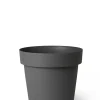 ohgreen Kunststof|Ecocheques|Pot rond happy 35h 29 cm antraciet