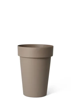 ohgreen Kunststof|Ecocheques|Pot rond happy hoog 40h 50 taupe