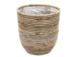 ohgreen Potten En Vazen|Pot round balloon stripe d18h16cm