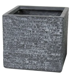 ohgreen Aardewerk|Pot Utah graphite kubiek w55h46