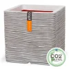 ohgreen Kunststof|Ecocheques|Pot vierkant rib 30x30x30 ivr