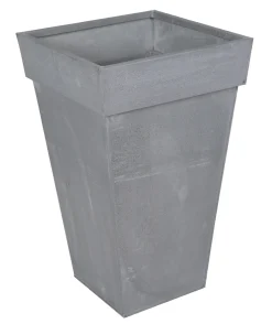 ohgreen Metaal|Pot zinc vierkant hoog old look 32x50