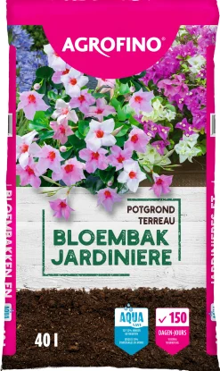ohgreen Bodemverbetering|Ecocheques|Potgrond voor bloembakken en terraspotten Aquasave 40l