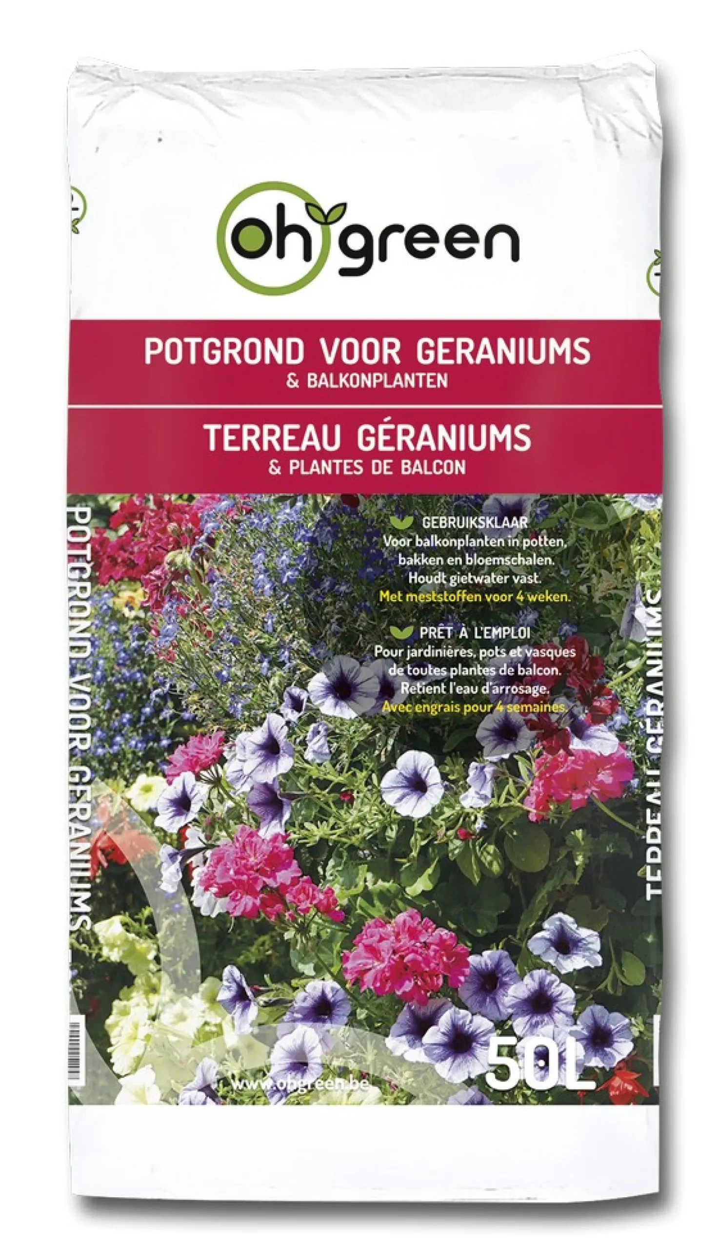 ohgreen Bodemverbetering|Ecocheques|Potgrond voor geraniums 50 liter