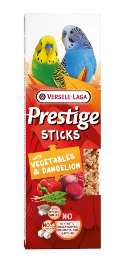 ohgreen Vogels Voeding|Prestige sticks kleine parkieten met groenten & paardenbloem - 2 stuks 60g