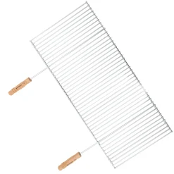 ohgreen Accessoires En Onderhoud|Ecocheques|Professioneel rooster uit chroom en hout 90x40cm FSC 100%