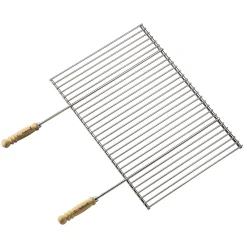 ohgreen Accessoires En Onderhoud|Ecocheques|Professioneel rooster uit chroom en hout 58,5x40cm FSC 100%