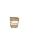 ohgreen Potten En Vazen|Rachel mand rond lila - h14xd14cm