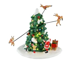 ohgreen Lemax Kerstdorpen|Reindeer races