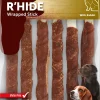 ohgreen Hond Voeding|R'hide stokjes omwikkeld met konijn 15mm 15cm 6st 180gr