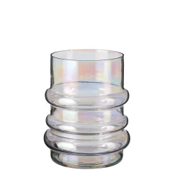 ohgreen Potten En Vazen|Riga vaas glas parelmoer - h22xd18cm