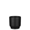 ohgreen Potten En Vazen|Riva pot rond zwart - h14xd15cm