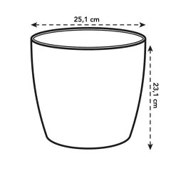 ohgreen Ecocheques|Potten En Vazen|Rond diamond 25cm