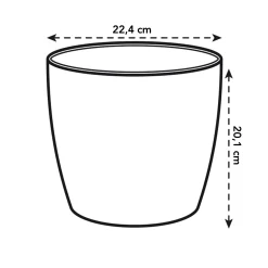 ohgreen Ecocheques|Potten En Vazen|Rond diamond 22cm