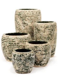 ohgreen Potten En Vazen|Rustic Pot reptile l12,5xb12,5xh11,5