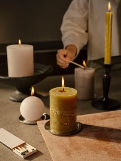 ohgreen Kaarsen|Rustieke balkaars