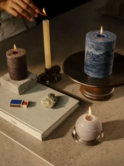 ohgreen Kaarsen|Rustieke dinerkaars