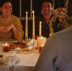 ohgreen Kaarsen|Rustieke pillarkaars