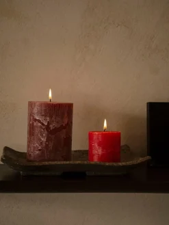 ohgreen Kaarsen|Rustieke pillarkaars