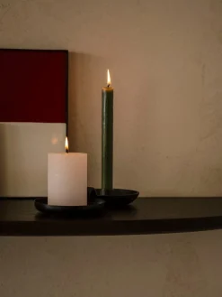 ohgreen Kaarsen|Rustieke pillarkaars