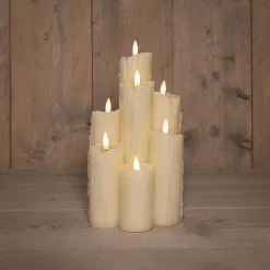 ohgreen Deco Verlichting Binnen|Set van 7 druipende LED kaarsen